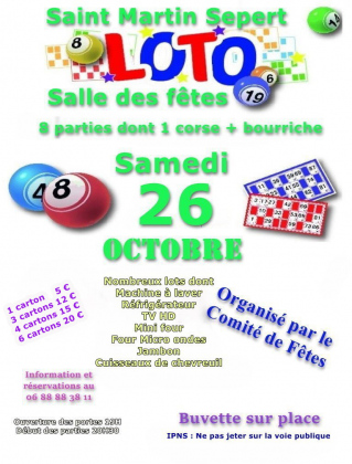 Loto du Comité des Fêtes