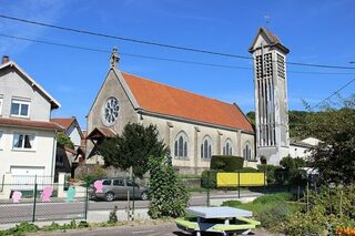 Visite libre d'une église construite à destination de la population ouvrière loc