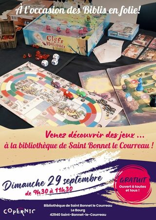 Des jeux à la Bibliothèque