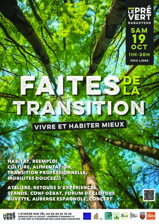 Conférence : « Faîtes de la transition : vivre et habiter mieux »