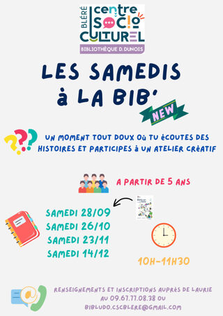 Les samedis à la Bib'