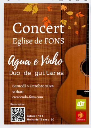 Concert, duo de guitare 