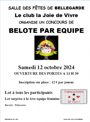 Concours de Belote