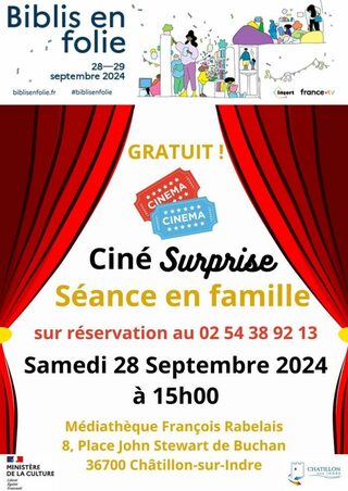 Ciné surprise - Séance en famille