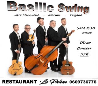 Dîner-concert au restaurant Le Palun