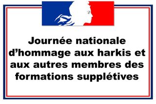 Cérémonie - Journée nationale d’hommage aux harkis et autres formations suppléti