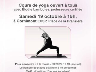 YOGA SOLIDAIRE - OCTOBRE ROSE