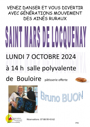 Thé dansant avec Bruno Buon