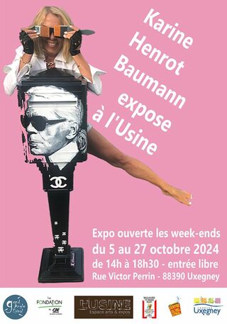 KARINE HENROT BAUMANN EXPOSE À L'USINE !