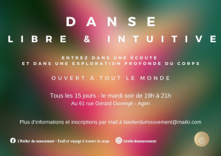 Atelier danse libre et improvisation