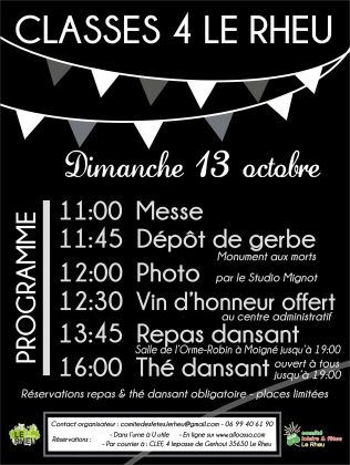 Fête des Classes 4 - Repas Dansant