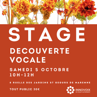 Stage découverte vocale