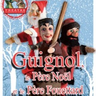 Guignol, le Père Noël et le Père Fouettard