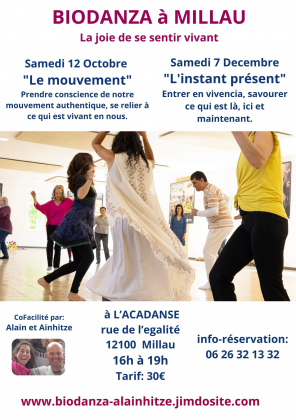 Atelier de Biodanza "Le Mouvement"