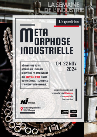 Exposition artistique Meta Morphose Industrielle