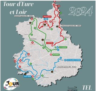 Arrivée du Tour d'Eure et loir 2024 - Chartres