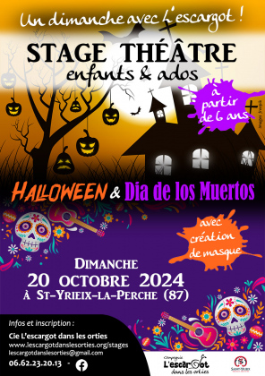 Stage théâtre "Halloween et Dia de los Muertos" pour enfants et ados