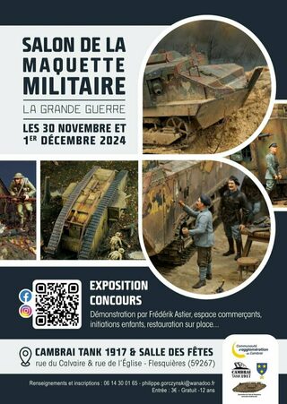 Salon de la maquette militaire - Cambrai Tank 🪖