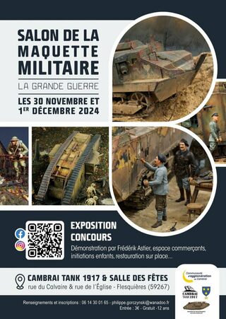 Salon de la maquette militaire - Cambrai Tank 🪖