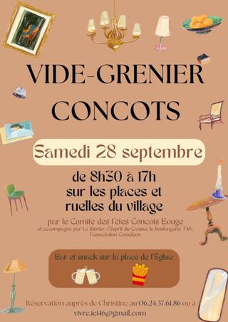 Vide-greniers à Concots