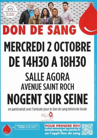 Don de sang - Octobre Rose