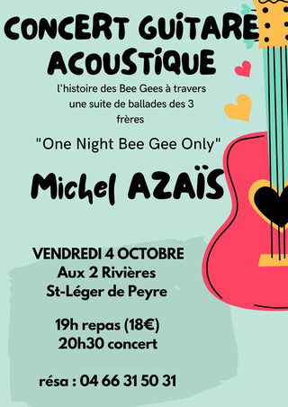 CONCERT GUITARE ACOUSTIQUE 