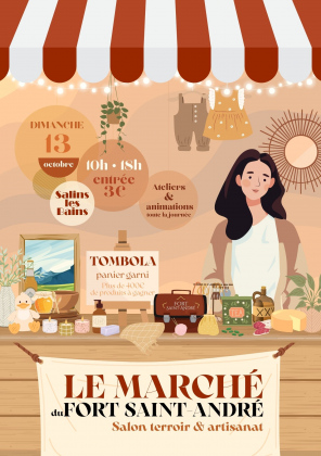 Le Marché du Fort Saint-André : salon terroir et artisanat