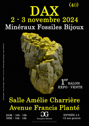 1er SALON Minéraux Fossiles Bijoux