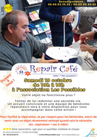 Repair café des Possibles