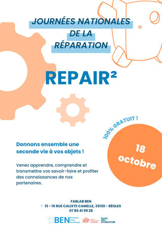 Atelier de réparation de petit électroménager (Repair²)