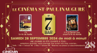 Inauguration du bar du cinéma Saint-Paul