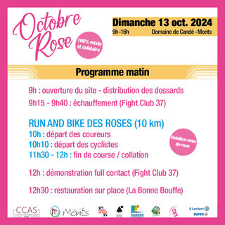 Octobre Rose au Domaine de Candé