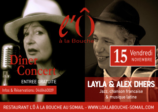 Dîner-concert avec Alex & Layla Dhers