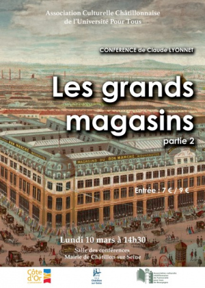 Conférence "Histoire des Grands Magasins à Paris et dans le monde"