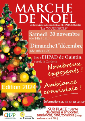 16ème Marché de Noël à l'Ehpad de Quintin