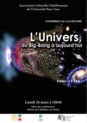 Conférence "L’Univers - du Big-Bang à aujourd’hui"