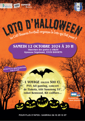 Loto d'Halloween du CMO Bassens Football