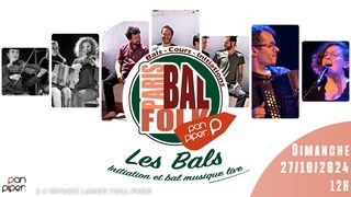 Le gros bal de Paris Bal Folk avec 3 pas d’Ici - Turbobal et Petit Piment