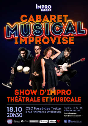 Show d'IMPRO Alsace : Cabaret musical improvisé