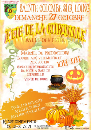 Fête de la  citrouille et bourse aux vêtements et aux jouets