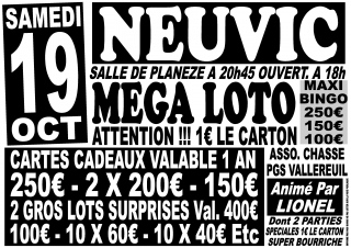 MEGA LOTO de la chasse