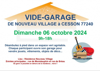 Vide garage de Nouveau Village