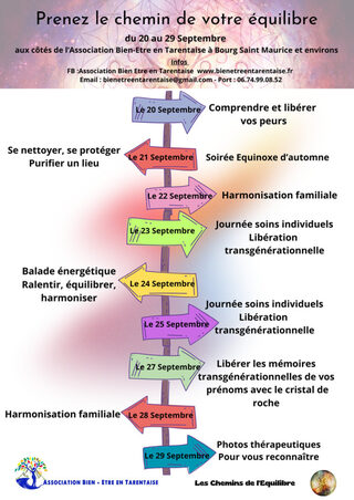 Prenez le chemin de votre équilibre