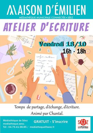 ATELIER D'ÉCRITURE