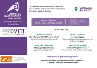 Les ateliers Dégustations des CAVC