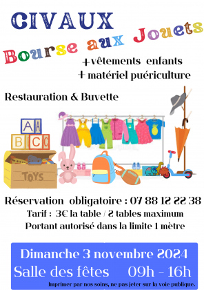 Bourse aux jouets