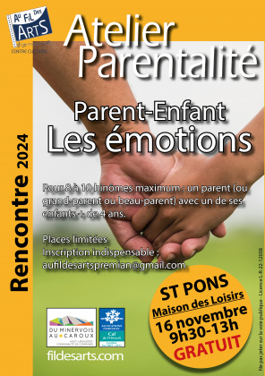 Atelier parents/enfants : «Les émotions»