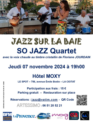 JAZZ SUR LA BAIE avec SO JAZZ Quartet