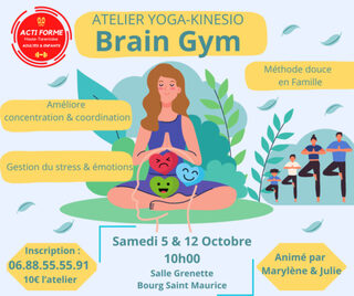 Brain Gym : atelier Yoga-Kinésiologie