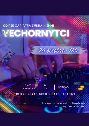 DJ set Soirée de soutien au peuple ukrainien